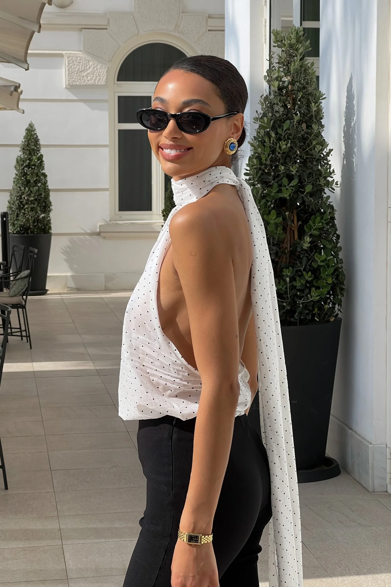 BLUSA BRANCA COM GOLA - Image 4