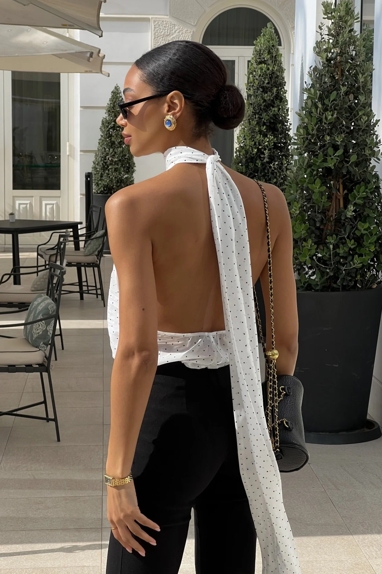 BLUSA BRANCA COM GOLA - Image 6