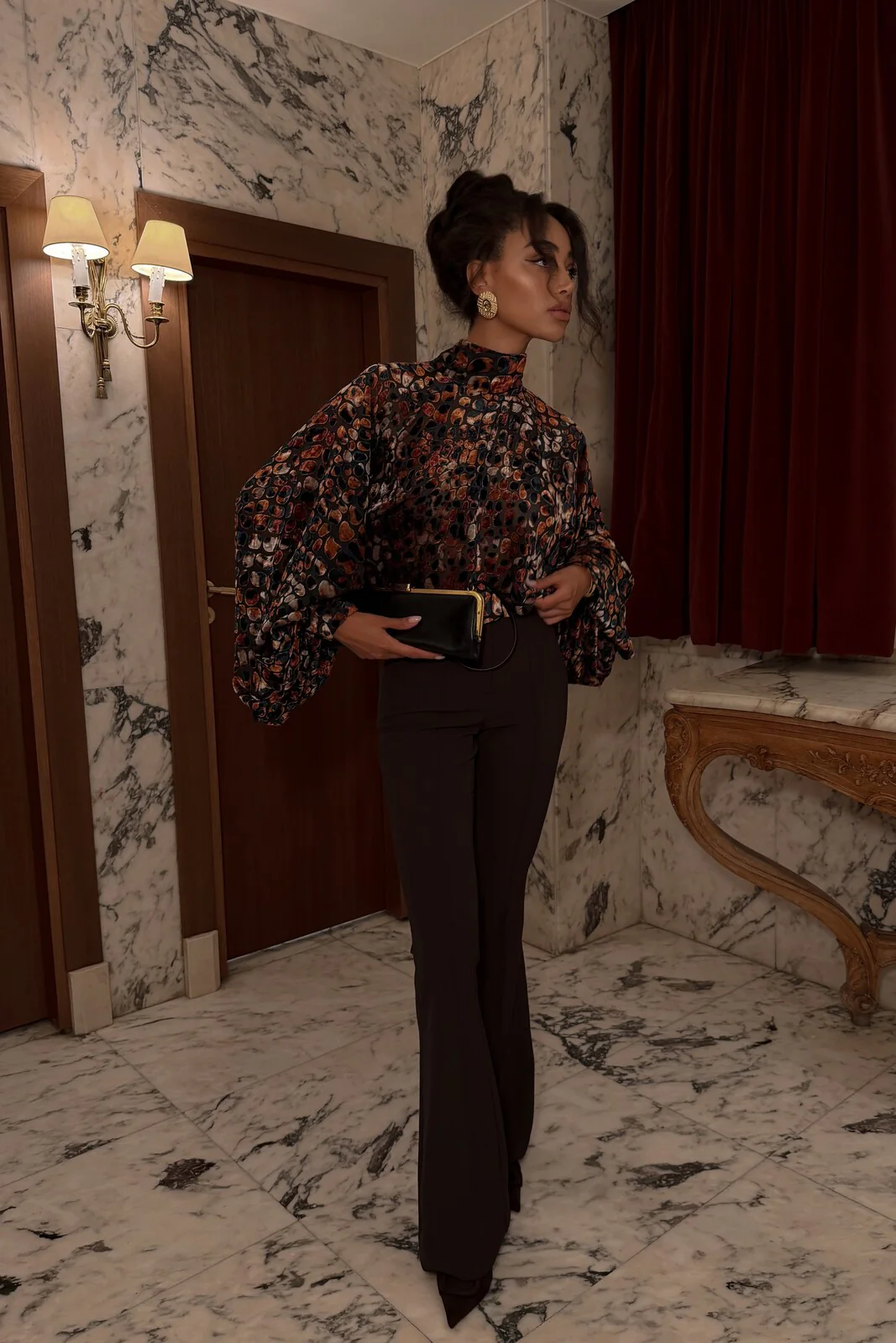 CALÇA CASTANHA BOCA DE SINO - Image 3