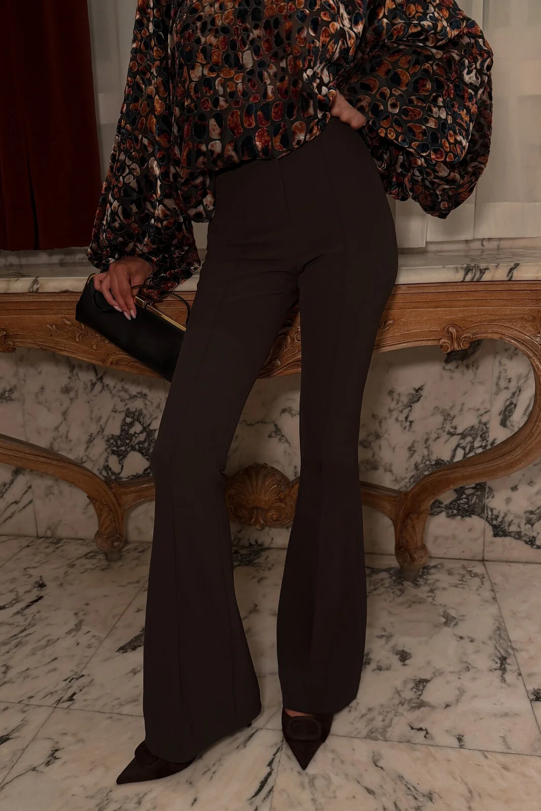 CALÇA CASTANHA BOCA DE SINO - Image 4