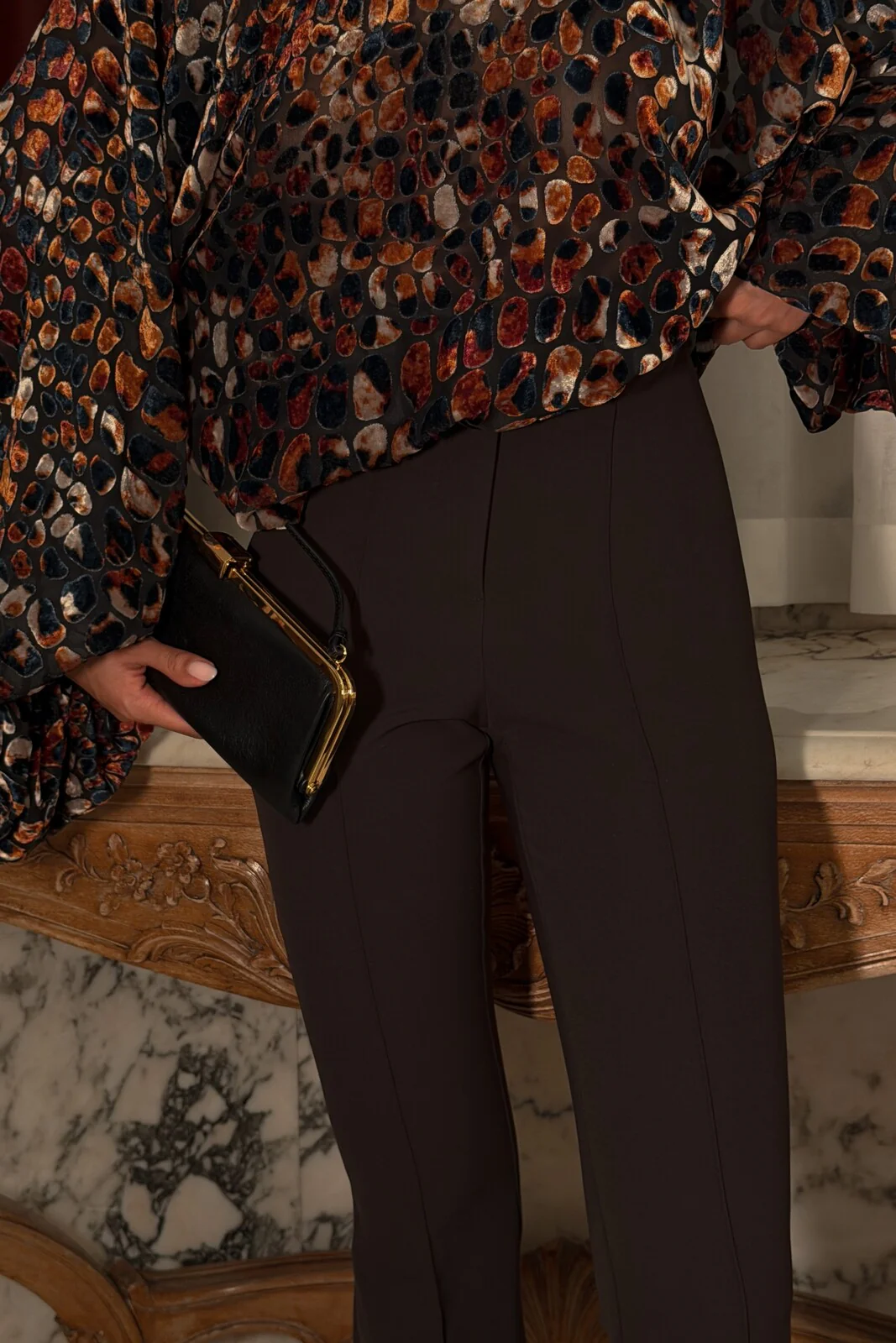 CALÇA CASTANHA BOCA DE SINO - Image 5