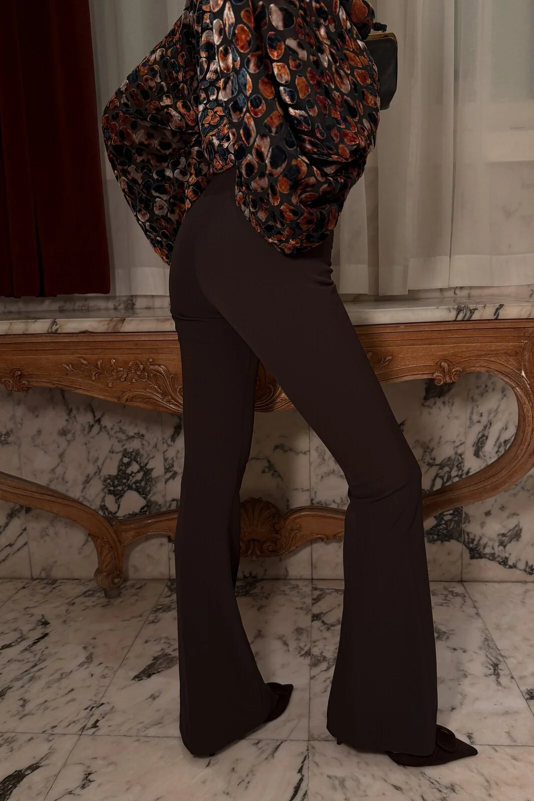 CALÇA CASTANHA BOCA DE SINO - Image 7