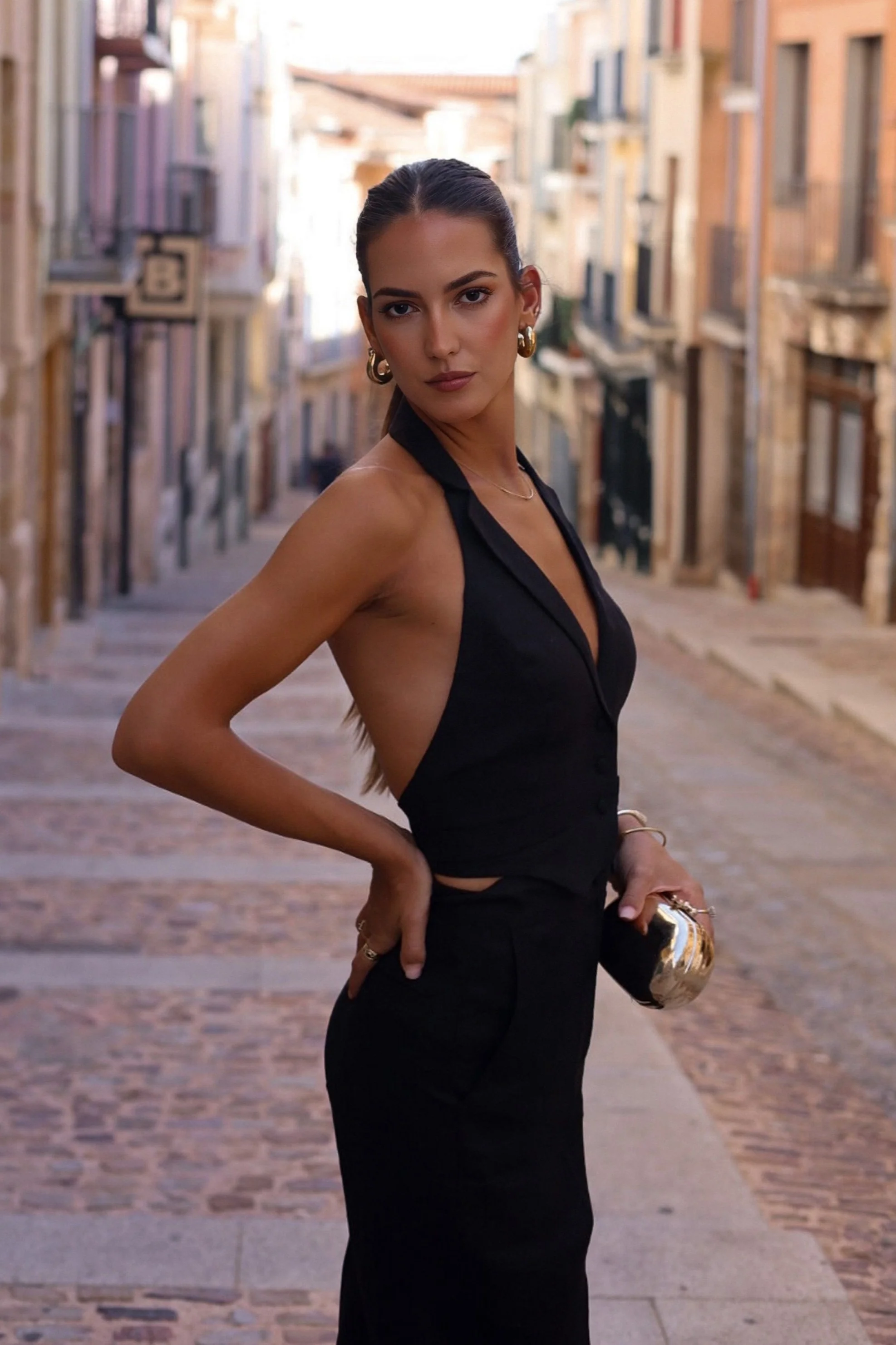 CALÇA DE LINHO PRETA - Image 3