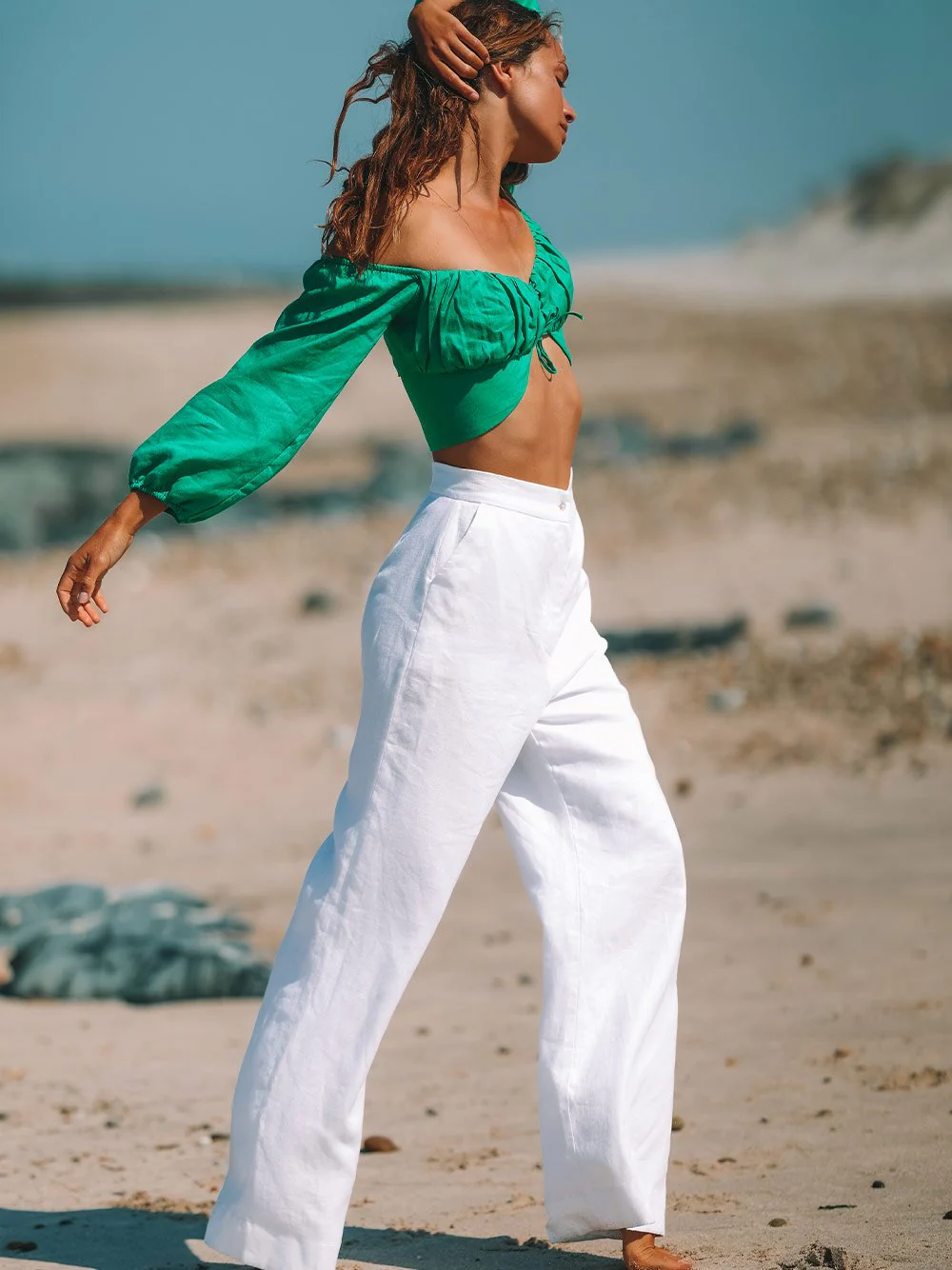 CALÇA BRANCA EM LINHO - Image 3