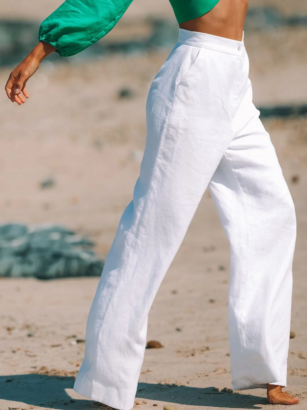 CALÇA BRANCA EM LINHO - Image 4