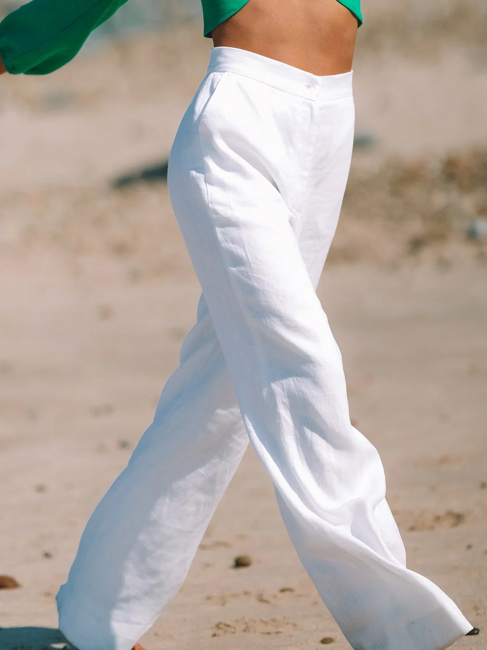 CALÇA BRANCA EM LINHO - Image 5