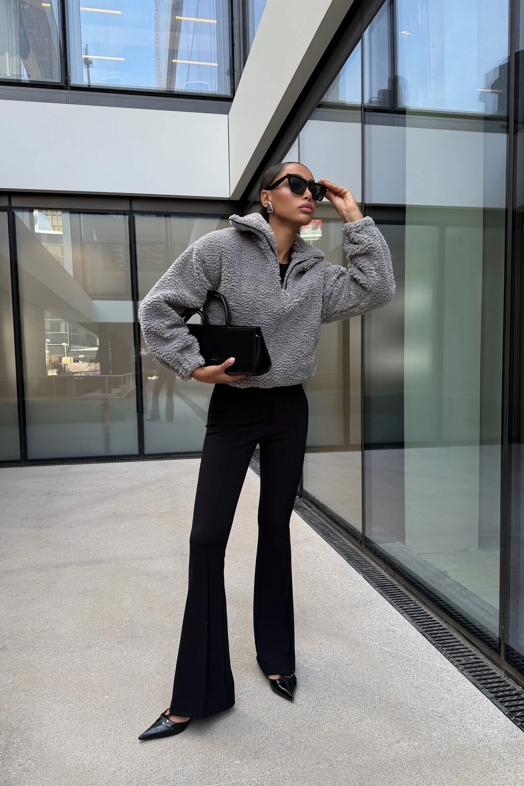 CAMISOLA CINZA EM PELO - Image 7