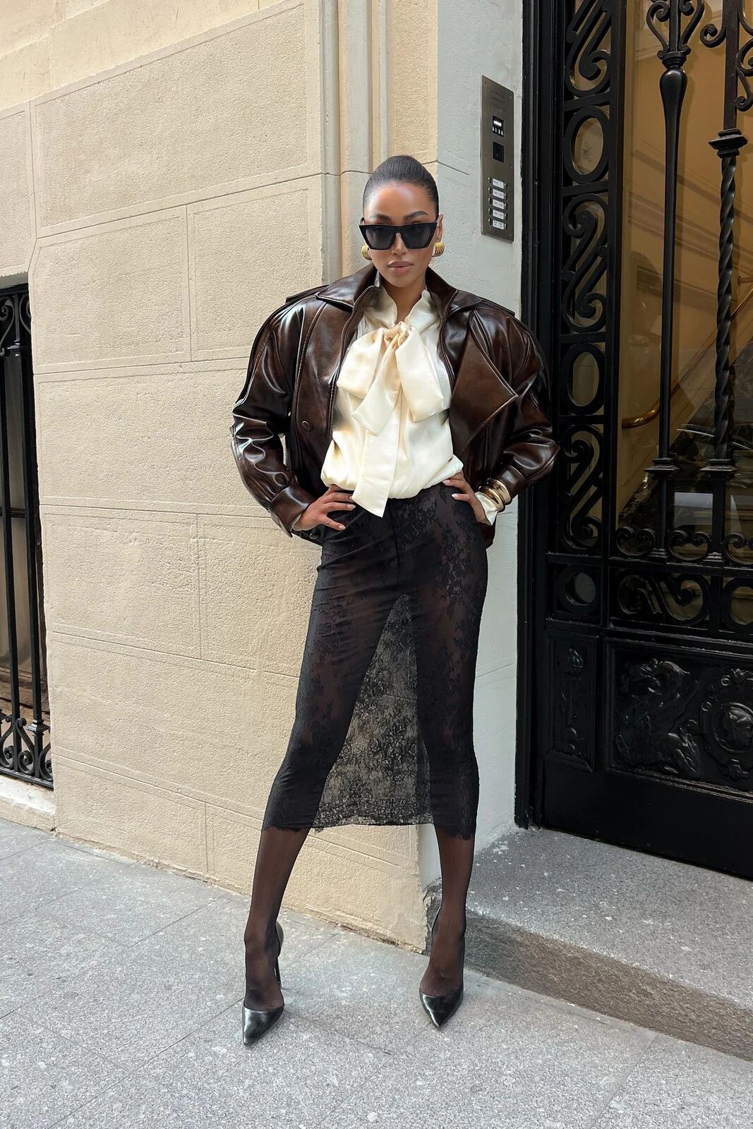 CASACO BIKER CASTANHO - Image 8