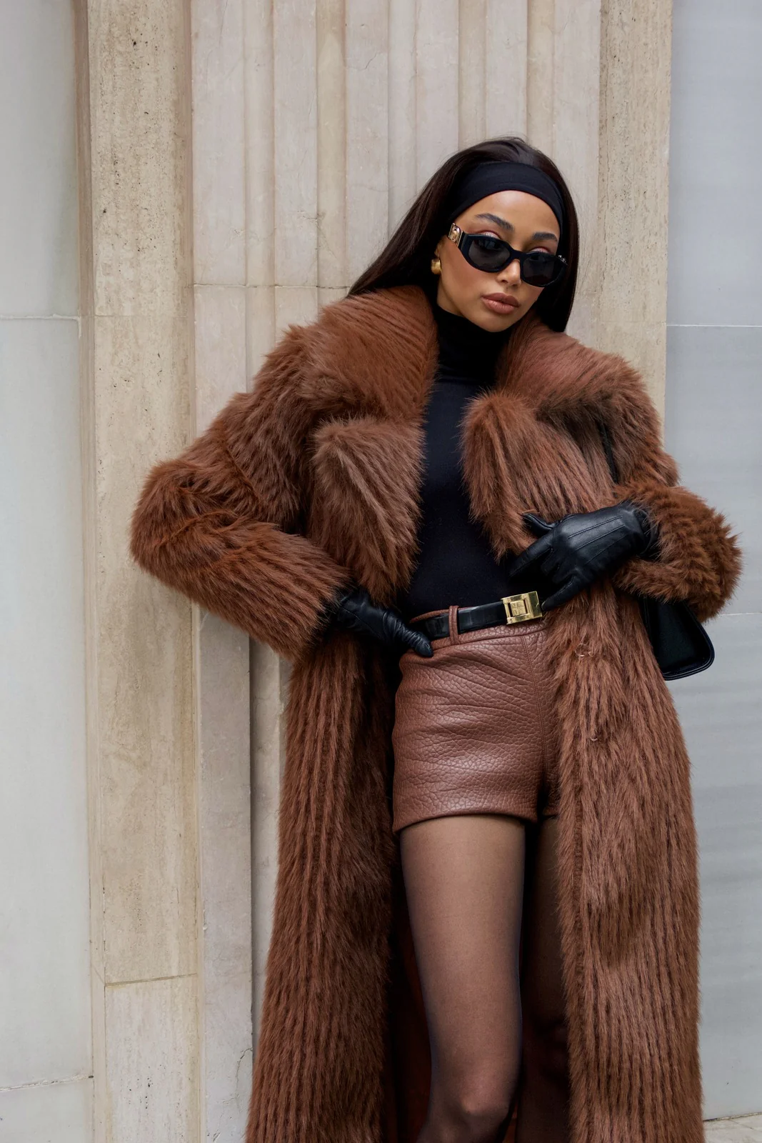 CASACO CASTANHO DE PELO COMPRIDO - Image 12