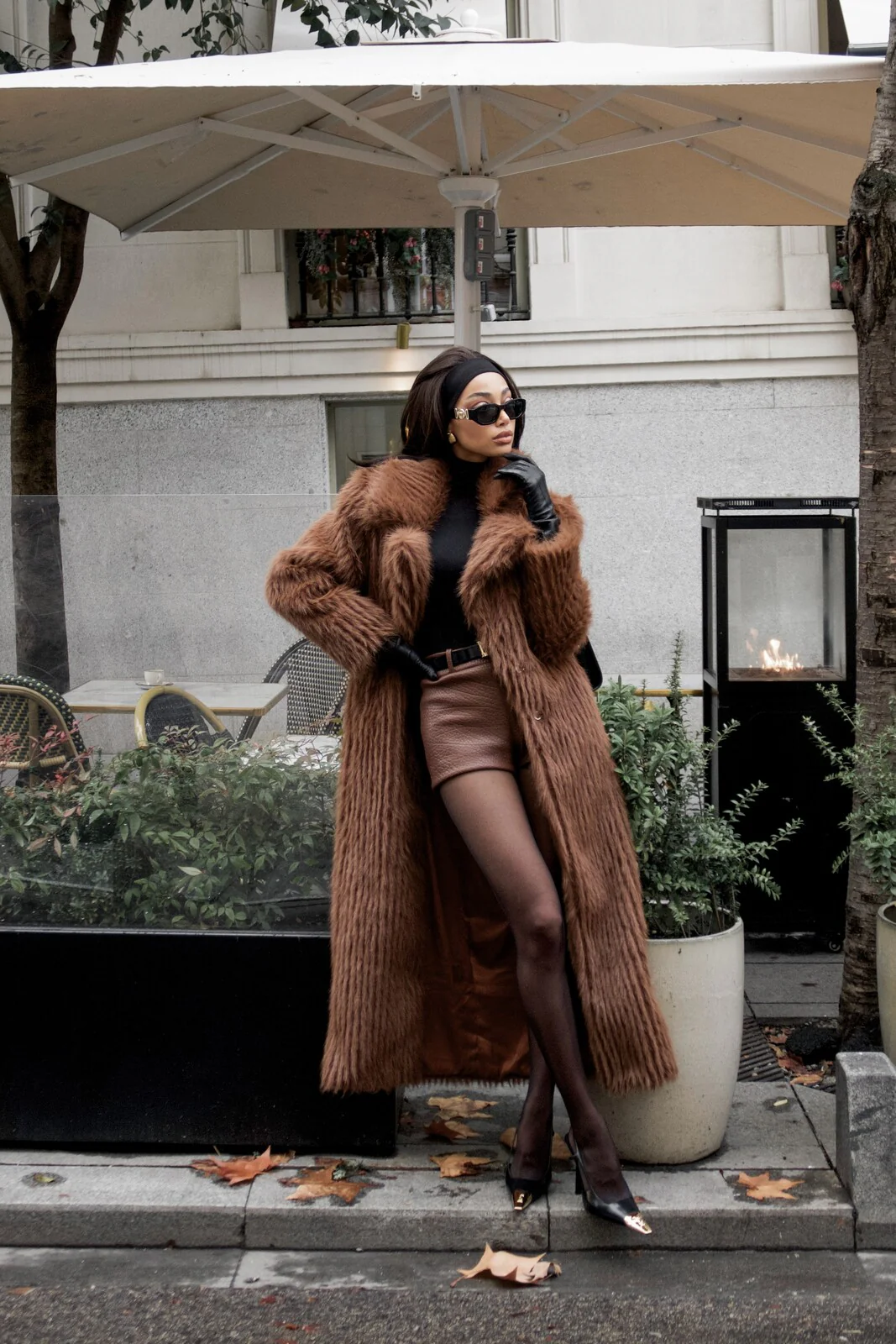 CASACO CASTANHO DE PELO COMPRIDO - Image 5