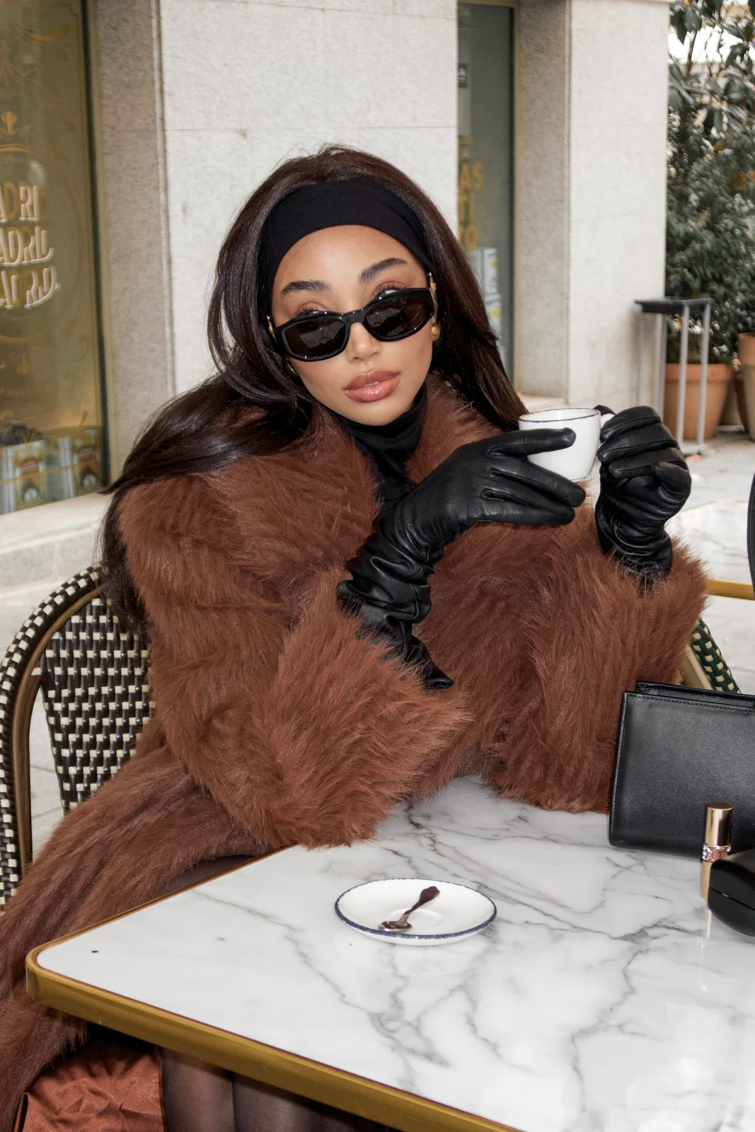 CASACO CASTANHO DE PELO COMPRIDO - Image 6