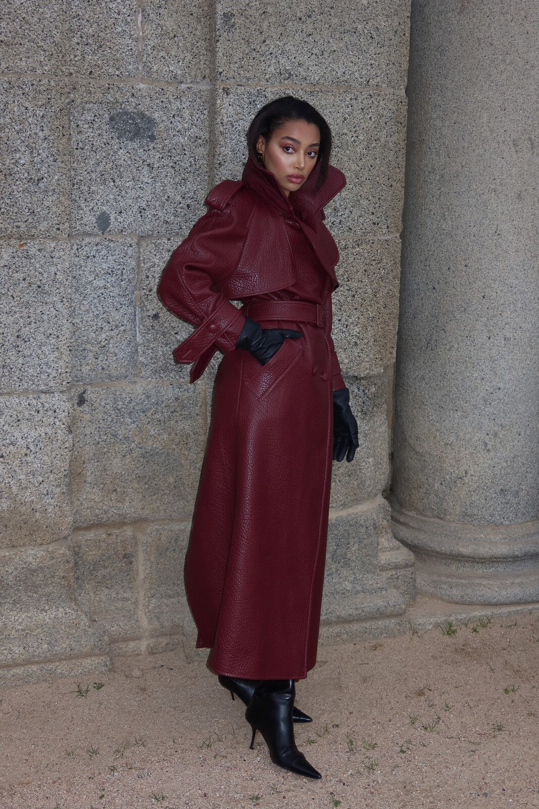 GABARDINE BORGONHA COM TEXTURA - Image 3