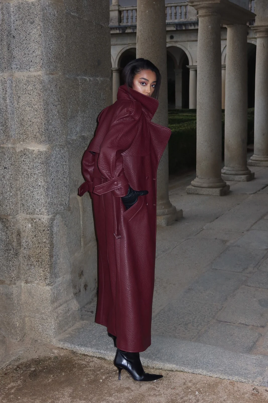 GABARDINE BORGONHA COM TEXTURA - Image 6