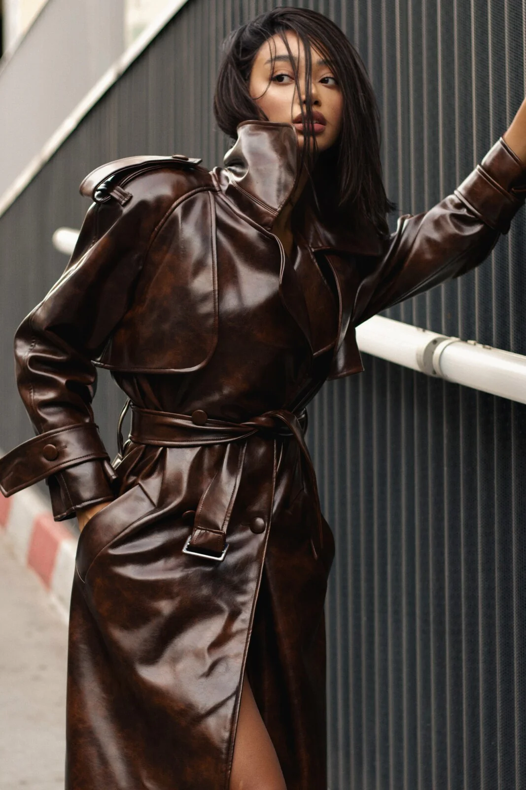 GABARDINE BIKER CASTANHO - Image 4