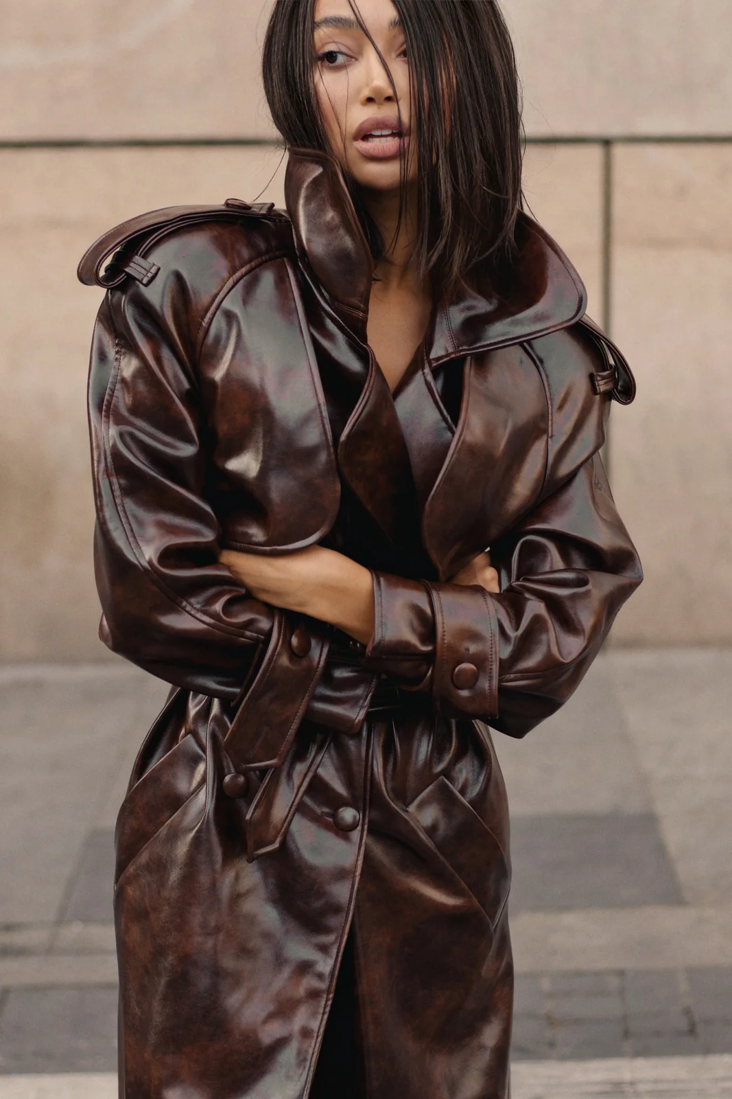 GABARDINE BIKER CASTANHO - Image 8