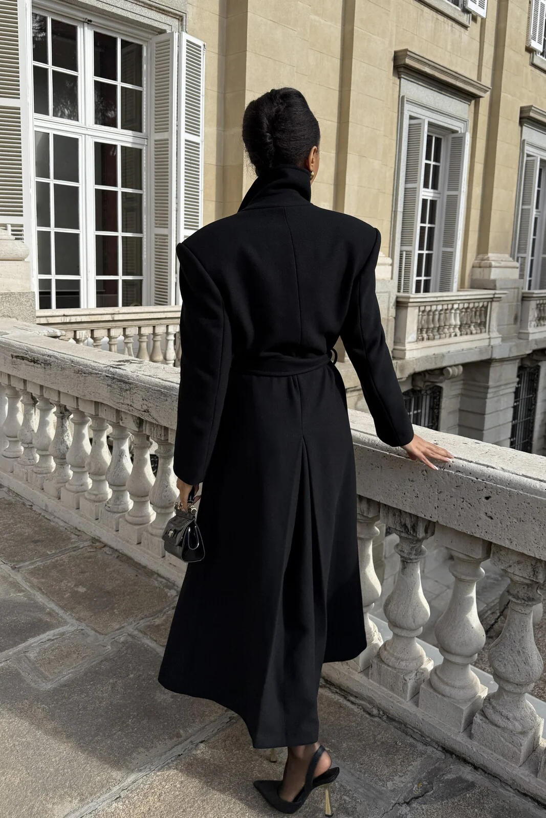 SOBRETUDO PRETO EM LÃ - Image 10