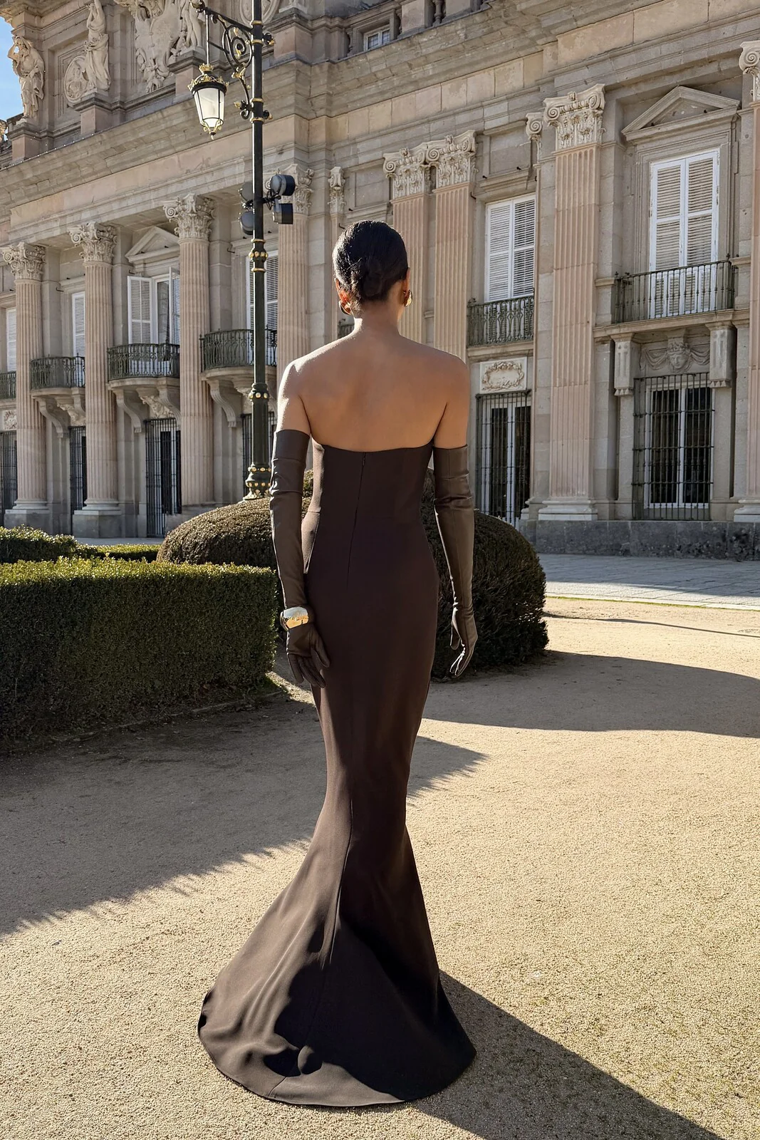 VESTIDO CASTANHO ASSIMÉTRICO - Image 14