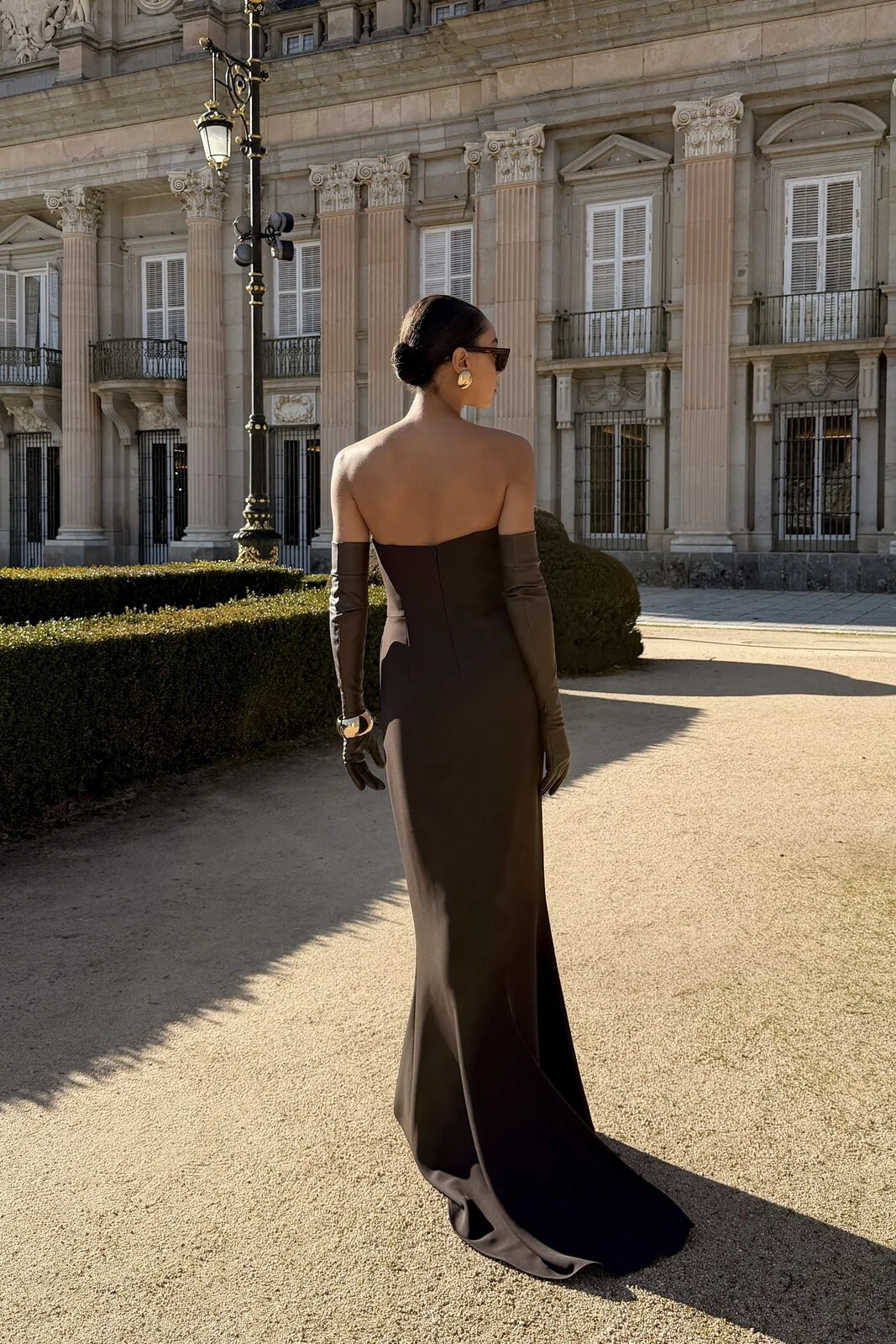 VESTIDO CASTANHO ASSIMÉTRICO - Image 4